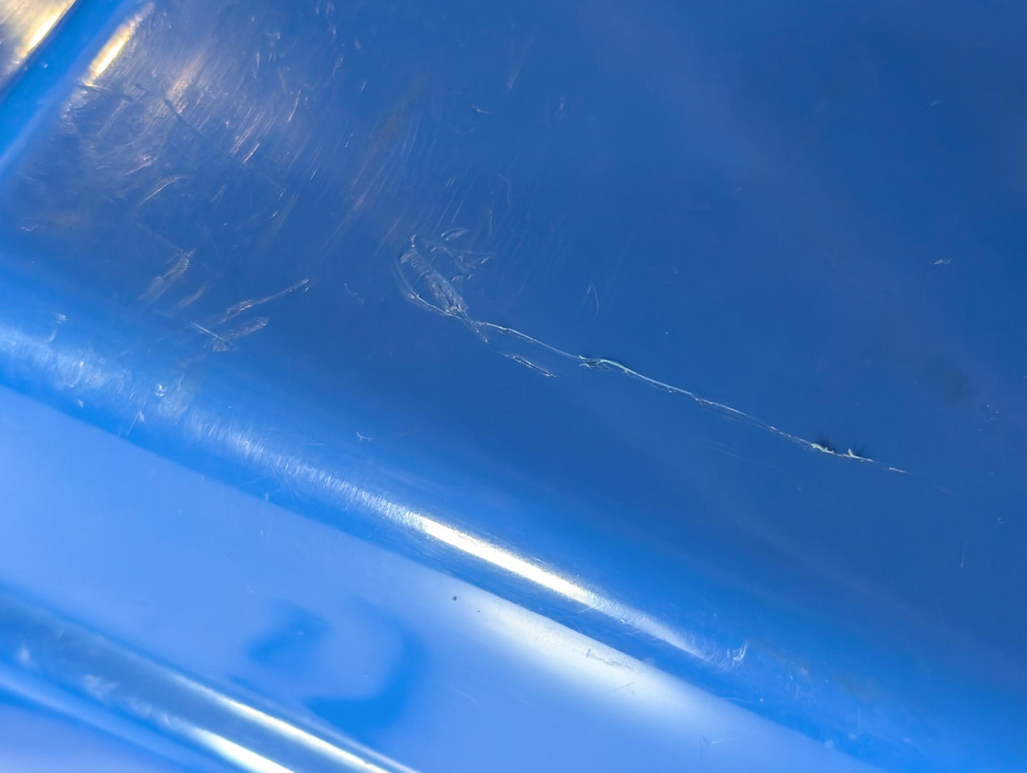 Yamaha XT600Z 3AJ Kotflügel hinten 1VJ-21611 Heckfender Hinterrad blau gebraucht