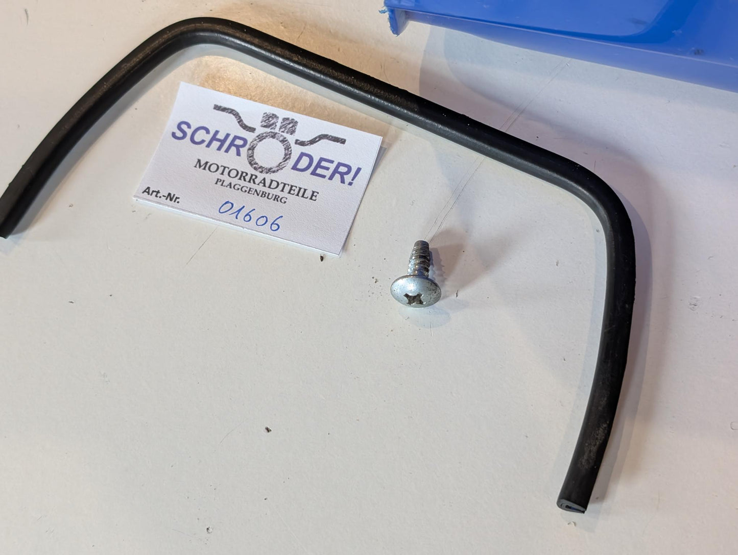 Yamaha XT600Z 3AJ Kotflügel hinten 1VJ-21611 Heckfender Hinterrad blau gebraucht