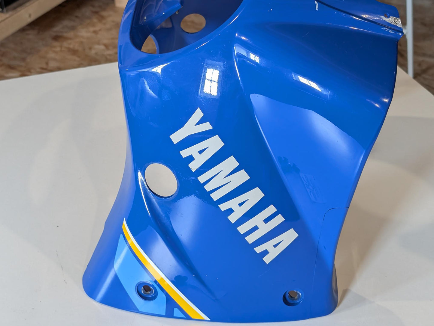 Yamaha XT600Z 3AJ Kanzel Frontverkleidung 3AJ-Y2835-10 Scheinwerferverkleidung blau gebraucht
