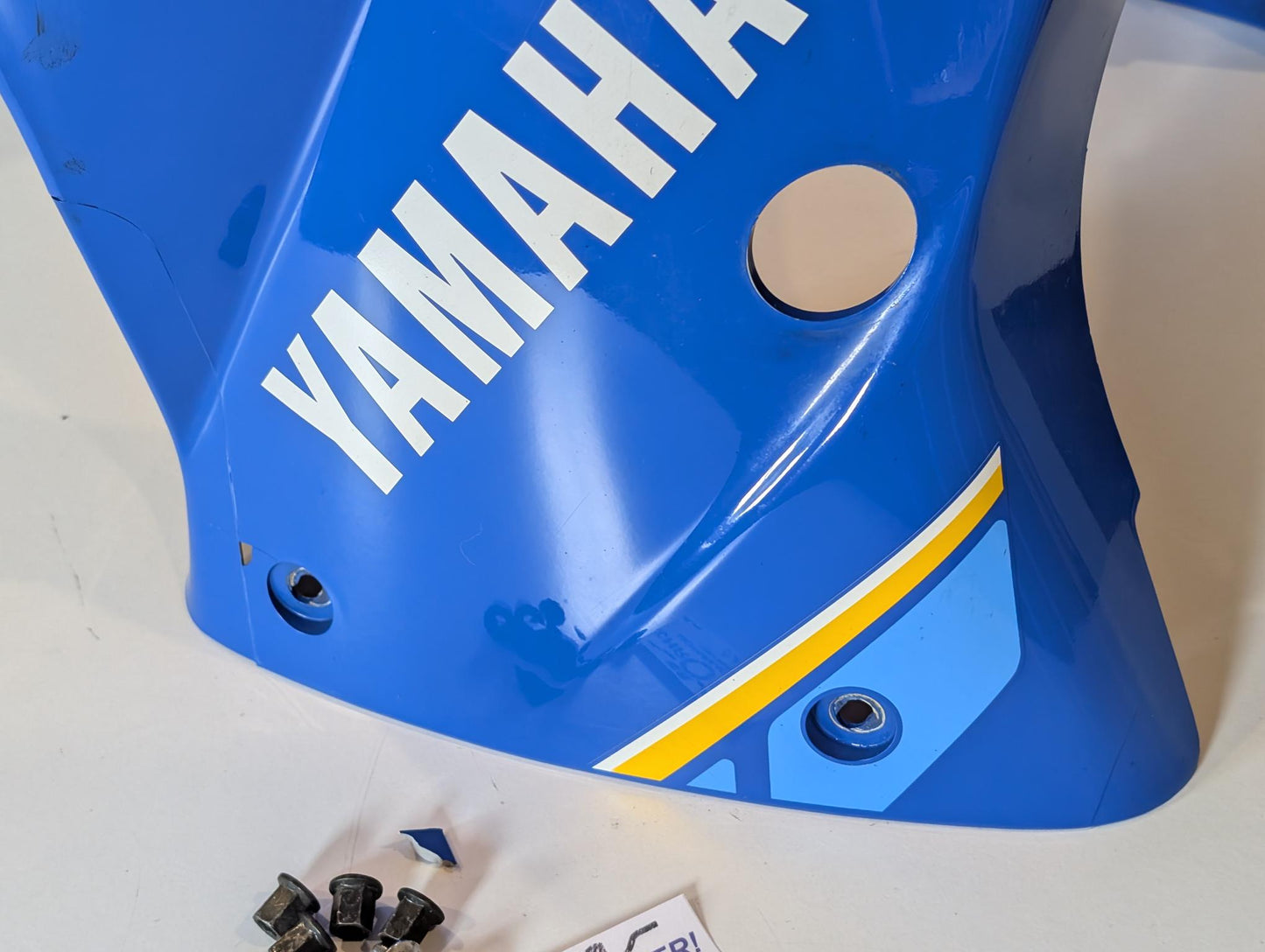 Yamaha XT600Z 3AJ Kanzel Frontverkleidung 3AJ-Y2835-10 Scheinwerferverkleidung blau gebraucht