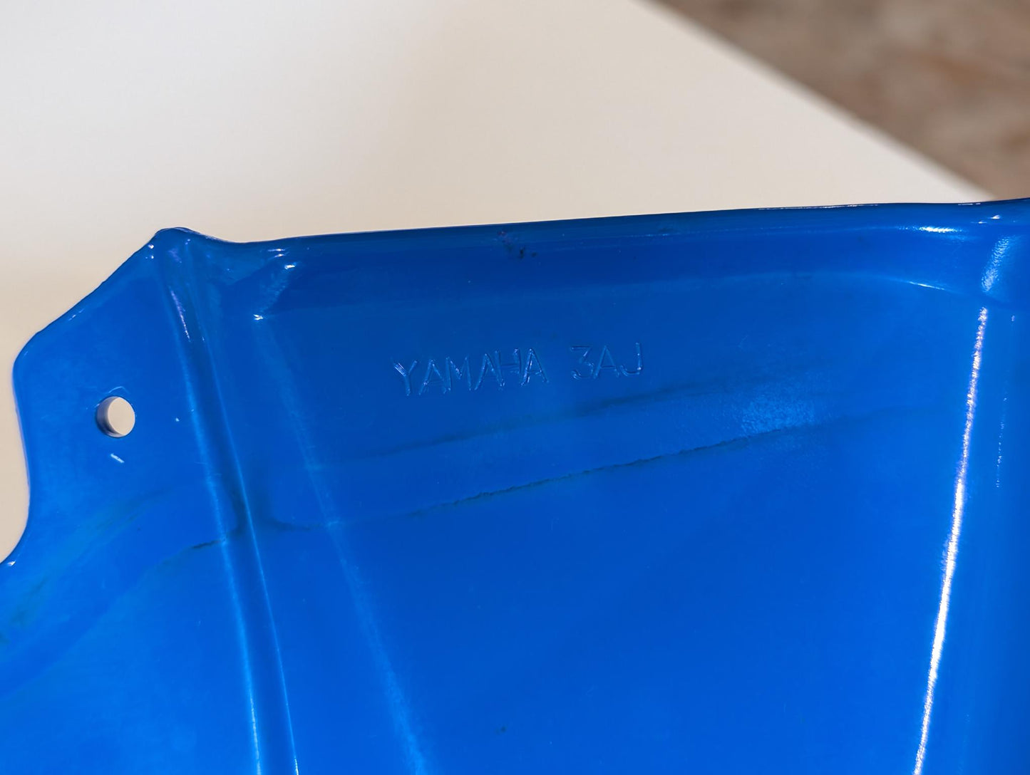Yamaha XT600Z 3AJ Kanzel Frontverkleidung 3AJ-Y2835-10 Scheinwerferverkleidung blau gebraucht
