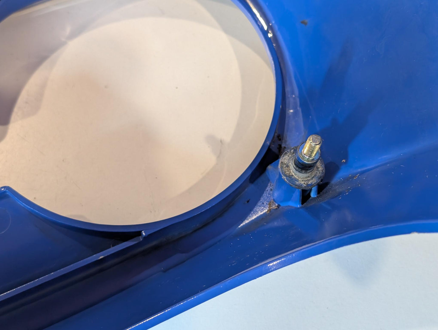 Yamaha XT600Z 3AJ Kanzel Frontverkleidung 3AJ-Y2835-10 Scheinwerferverkleidung blau gebraucht