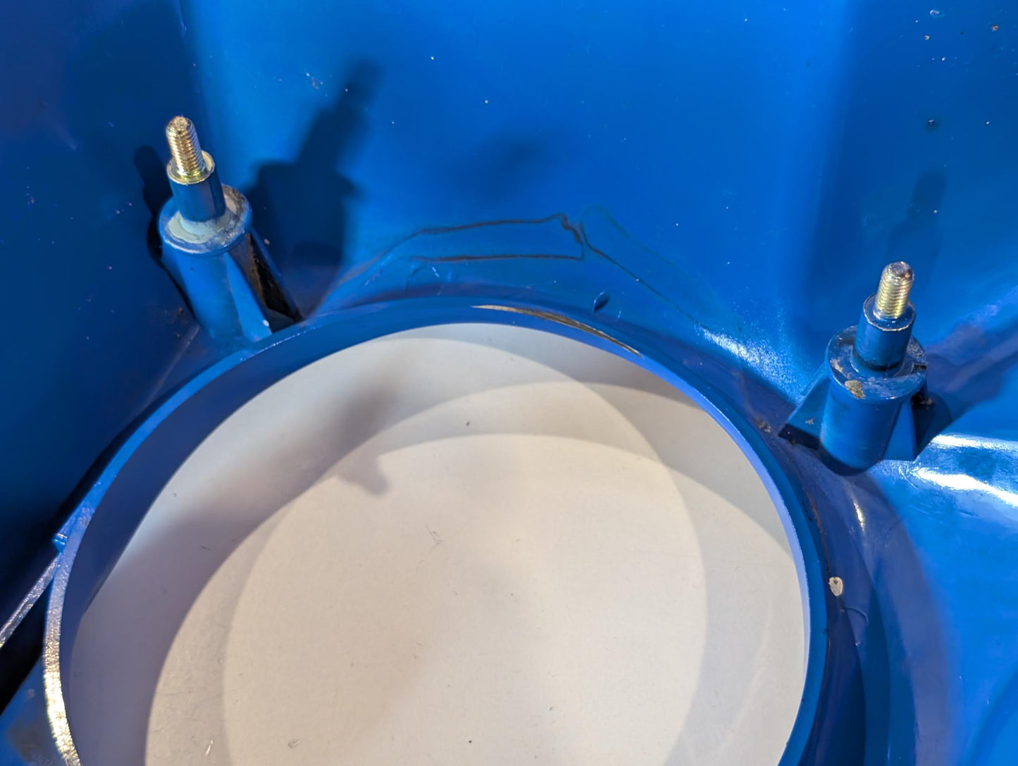 Yamaha XT600Z 3AJ Kanzel Frontverkleidung 3AJ-Y2835-10 Scheinwerferverkleidung blau gebraucht