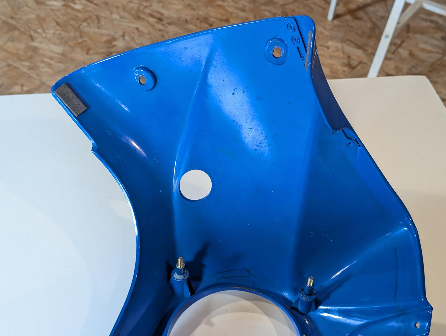 Yamaha XT600Z 3AJ Kanzel Frontverkleidung 3AJ-Y2835-10 Scheinwerferverkleidung blau gebraucht