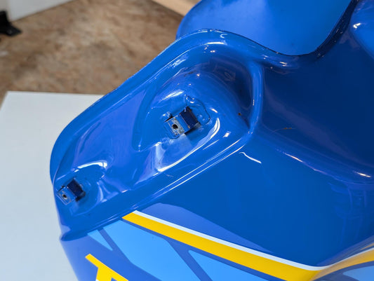 Yamaha XT600Z 3AJ Benzintank Kraftstofftank 3AJ-24110 blau Faraway blue gebraucht