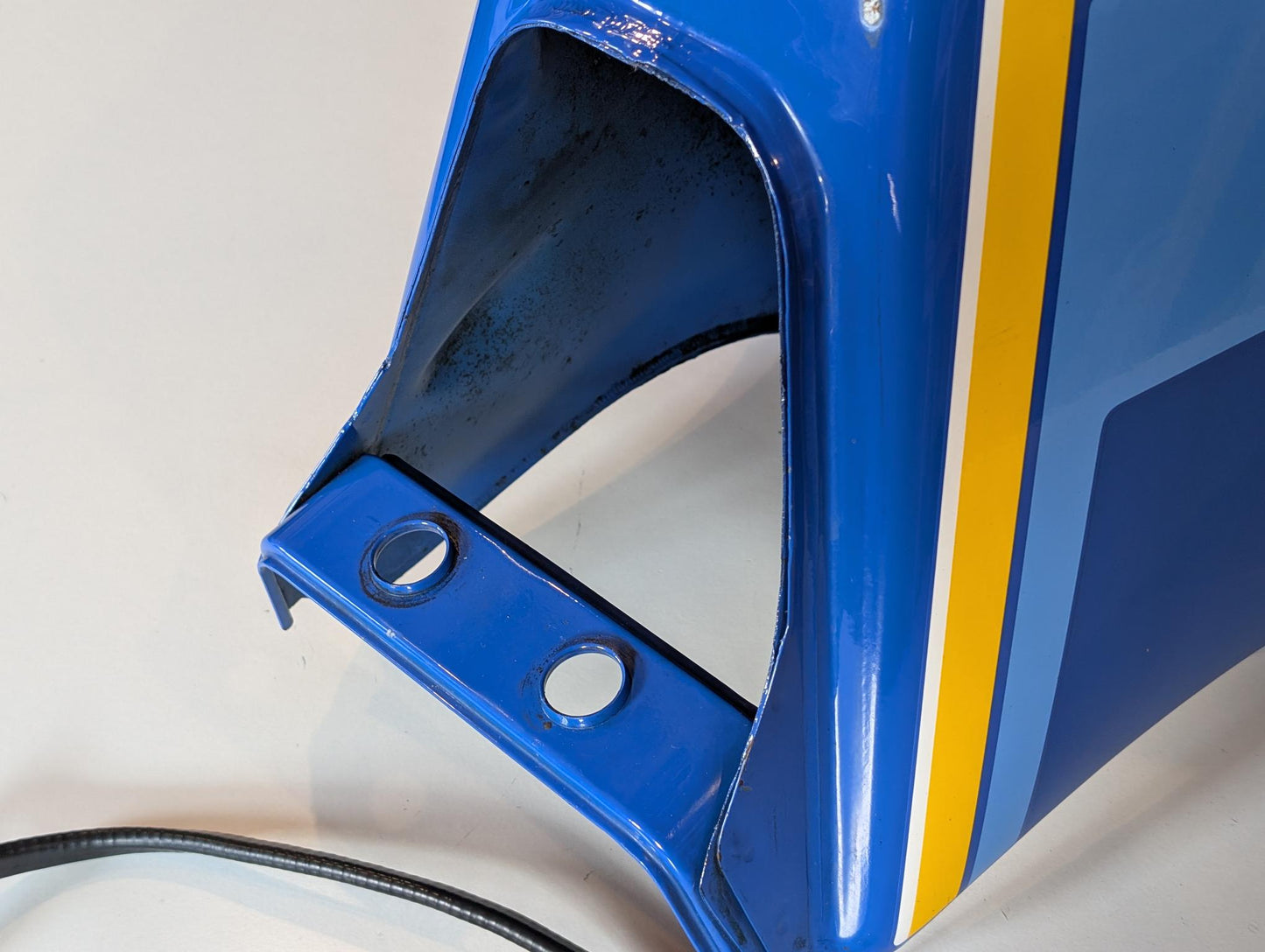 Yamaha XT600Z 3AJ Benzintank Kraftstofftank 3AJ-24110 blau Faraway blue gebraucht