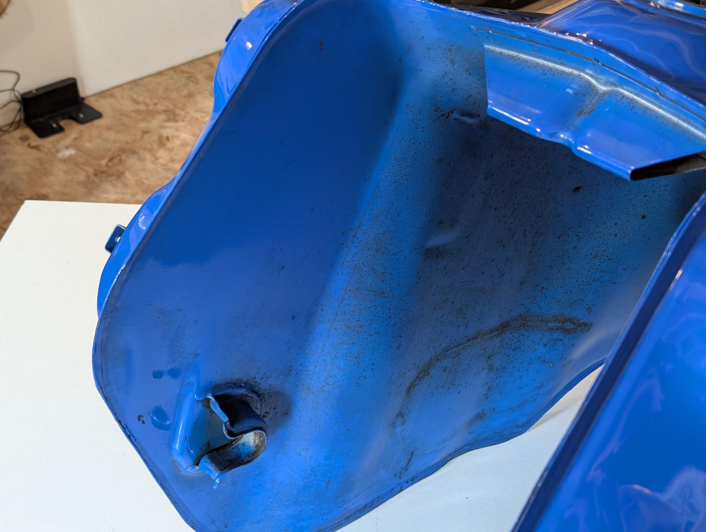Yamaha XT600Z 3AJ Benzintank Kraftstofftank 3AJ-24110 blau Faraway blue gebraucht