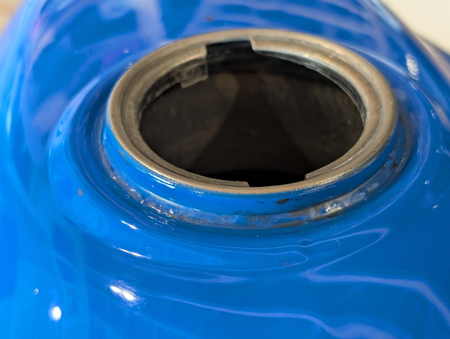 Yamaha XT600Z 3AJ Benzintank Kraftstofftank 3AJ-24110 blau Faraway blue gebraucht