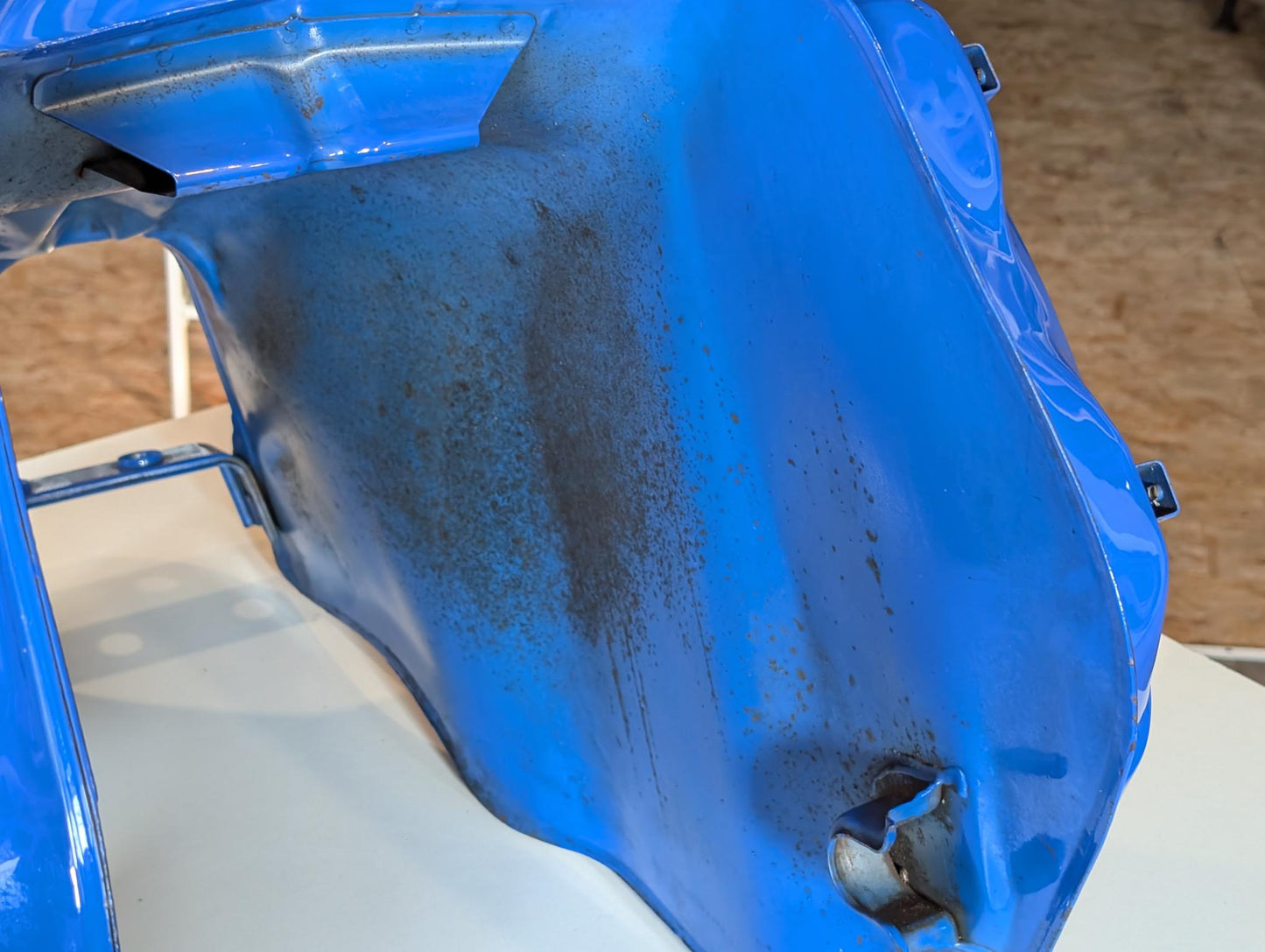 Yamaha XT600Z 3AJ Benzintank Kraftstofftank 3AJ-24110 blau Faraway blue gebraucht