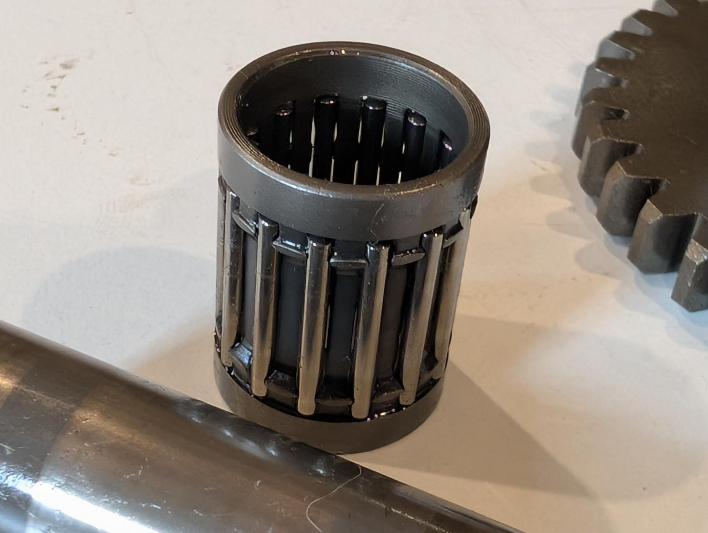Yamaha XT600Z 1VJ Anlasser Zwischenzahnrad 1VJ-15517-00 Lager 93310-217R7 Welle 1VJ-15522-00, gebraucht