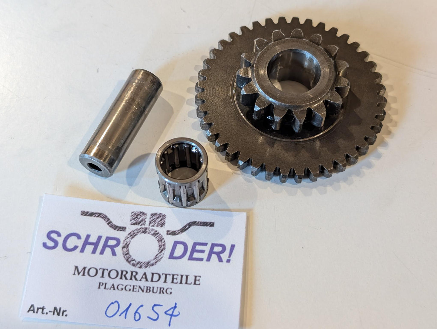 Yamaha XT600Z 1VJ Anlasser Zwischenzahnrad 1VJ-15512-00 Lager 93310-212R6 Welle 1VJ-15521-00, gebraucht