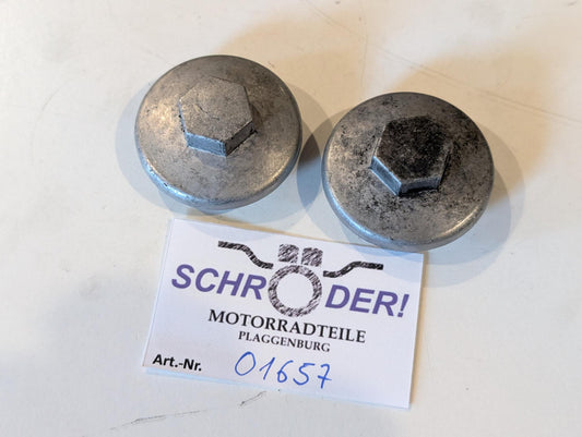 Yamaha XT600 1VJ 3AJ 3TB Paar Ventildeckel Zylinderkopf Auslassseite 1L9-11186-00, gebraucht