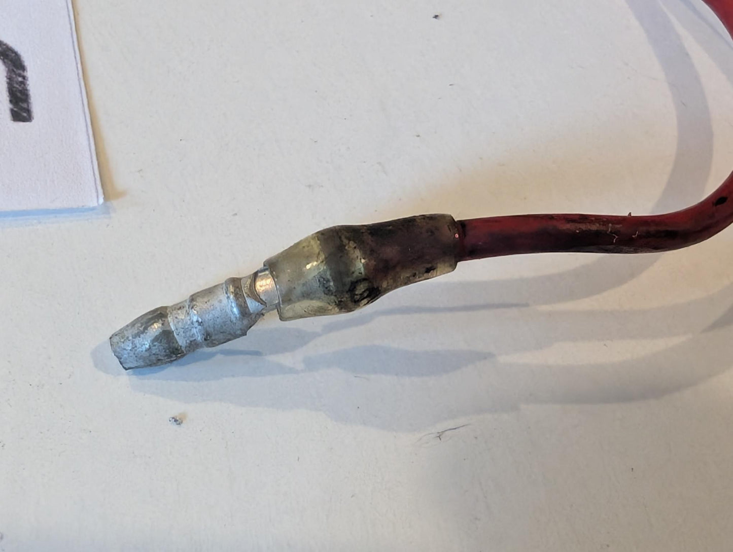 Yamaha XT600Z 1VJ Anlasserkabel Batteriekabel Pluskabel Rotes positives Kabel 1VJ-82115-00 mit Sicherung, gebraucht