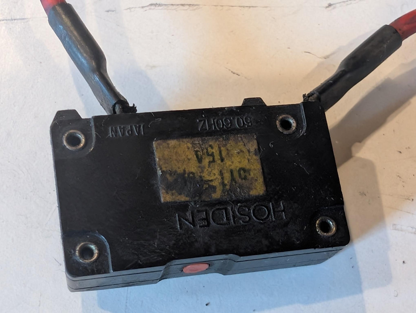 Yamaha XT600Z 1VJ Anlasserkabel Batteriekabel Pluskabel Rotes positives Kabel 1VJ-82115-00 mit Sicherung, gebraucht