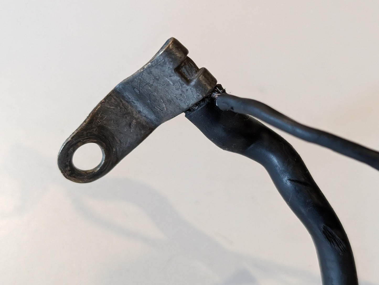 Yamaha XT600Z 1VJ Anlasserkabel Batteriekabel Minuskabel schwarzes Negatives Kabel 1VJ-82116-00, gebraucht