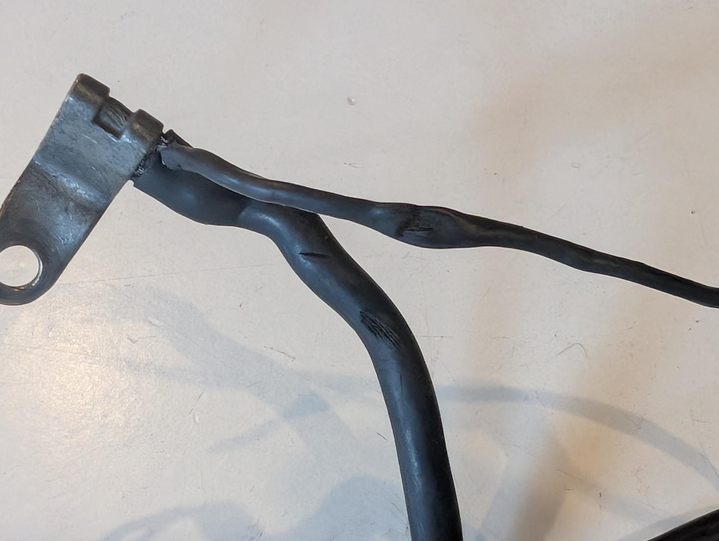 Yamaha XT600Z 1VJ Anlasserkabel Batteriekabel Minuskabel schwarzes Negatives Kabel 1VJ-82116-00, gebraucht