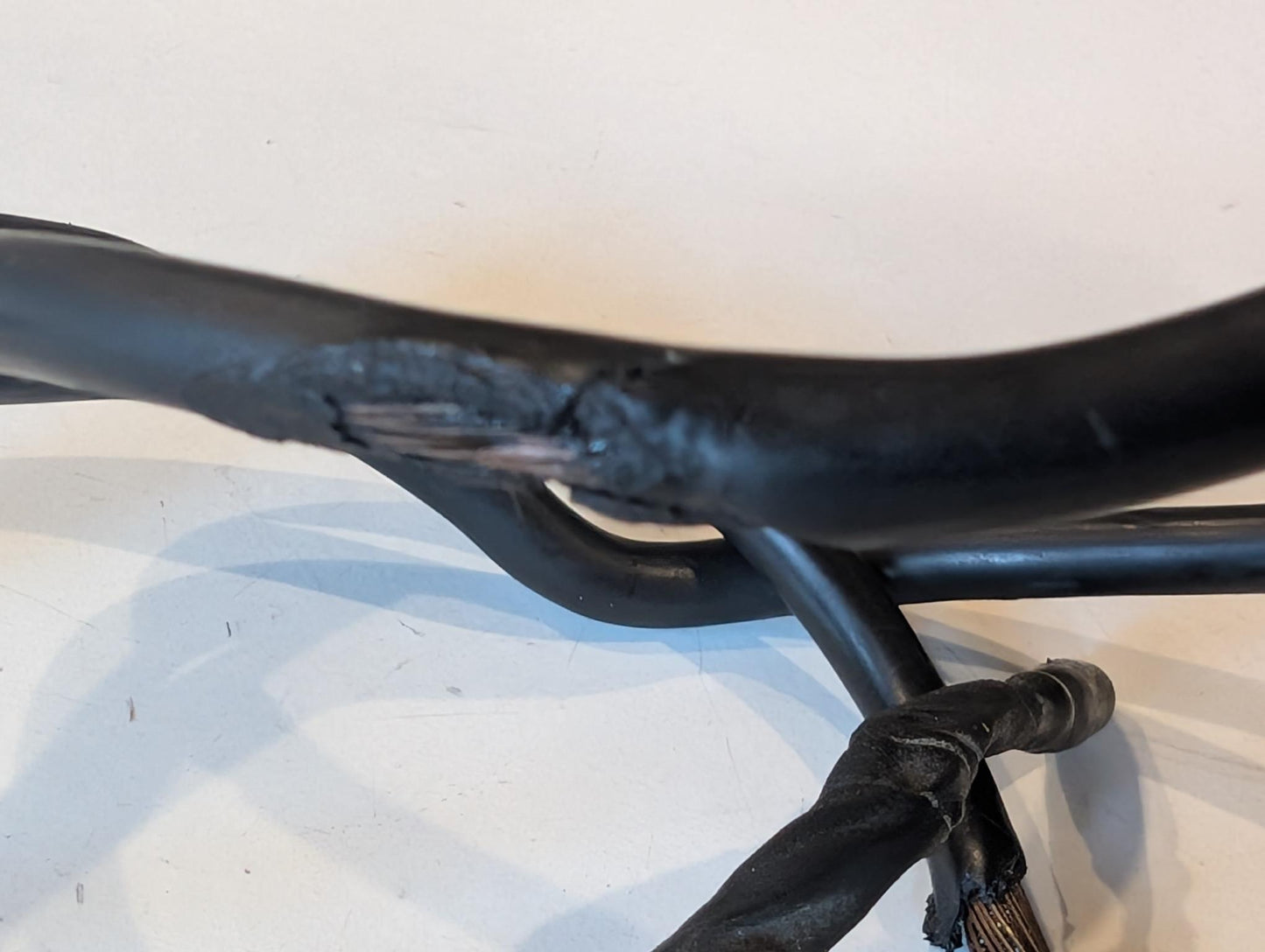 Yamaha XT600Z 1VJ Anlasserkabel Batteriekabel Minuskabel schwarzes Negatives Kabel 1VJ-82116-00, gebraucht