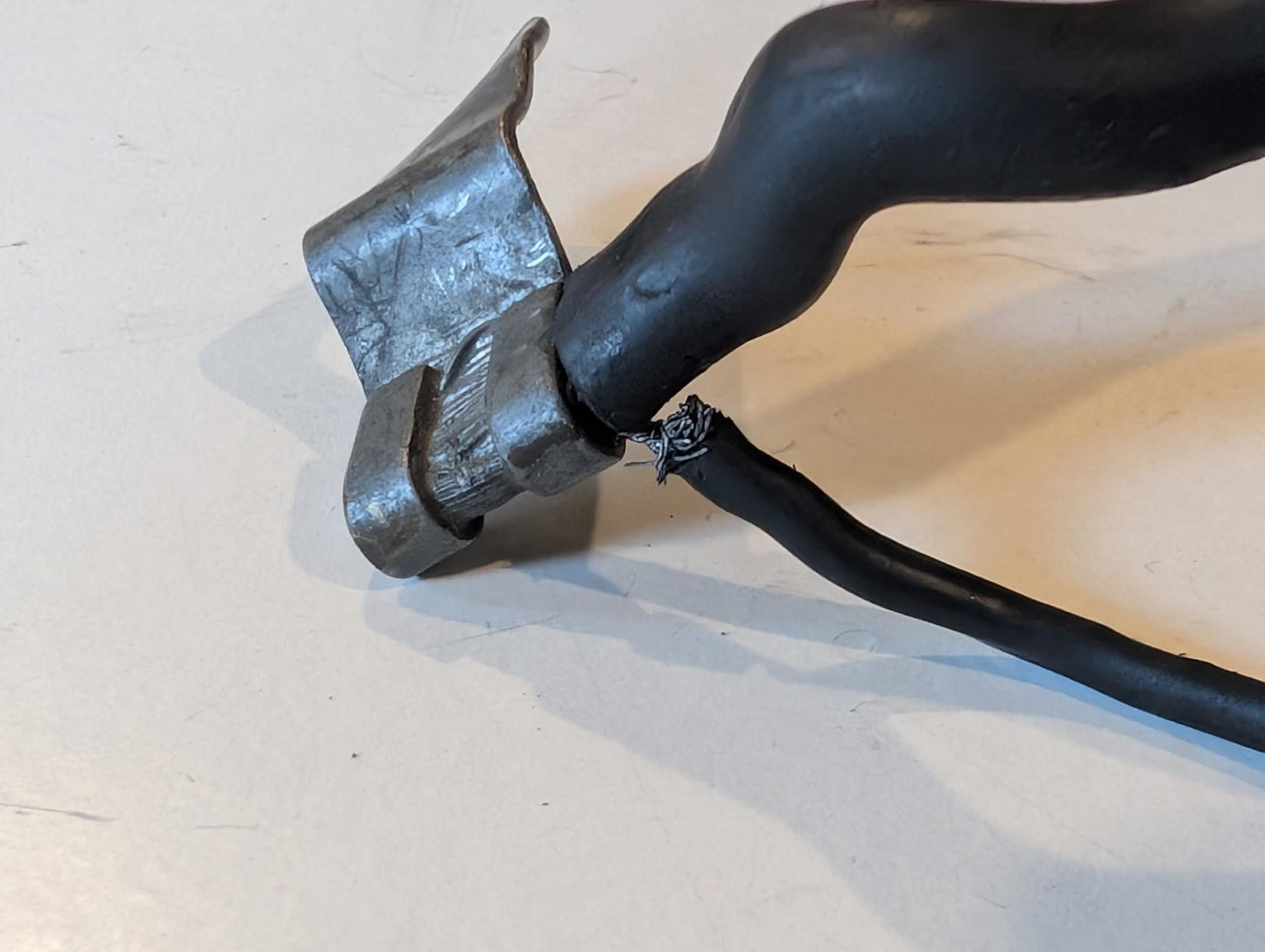Yamaha XT600Z 1VJ Anlasserkabel Batteriekabel Minuskabel schwarzes Negatives Kabel 1VJ-82116-00, gebraucht