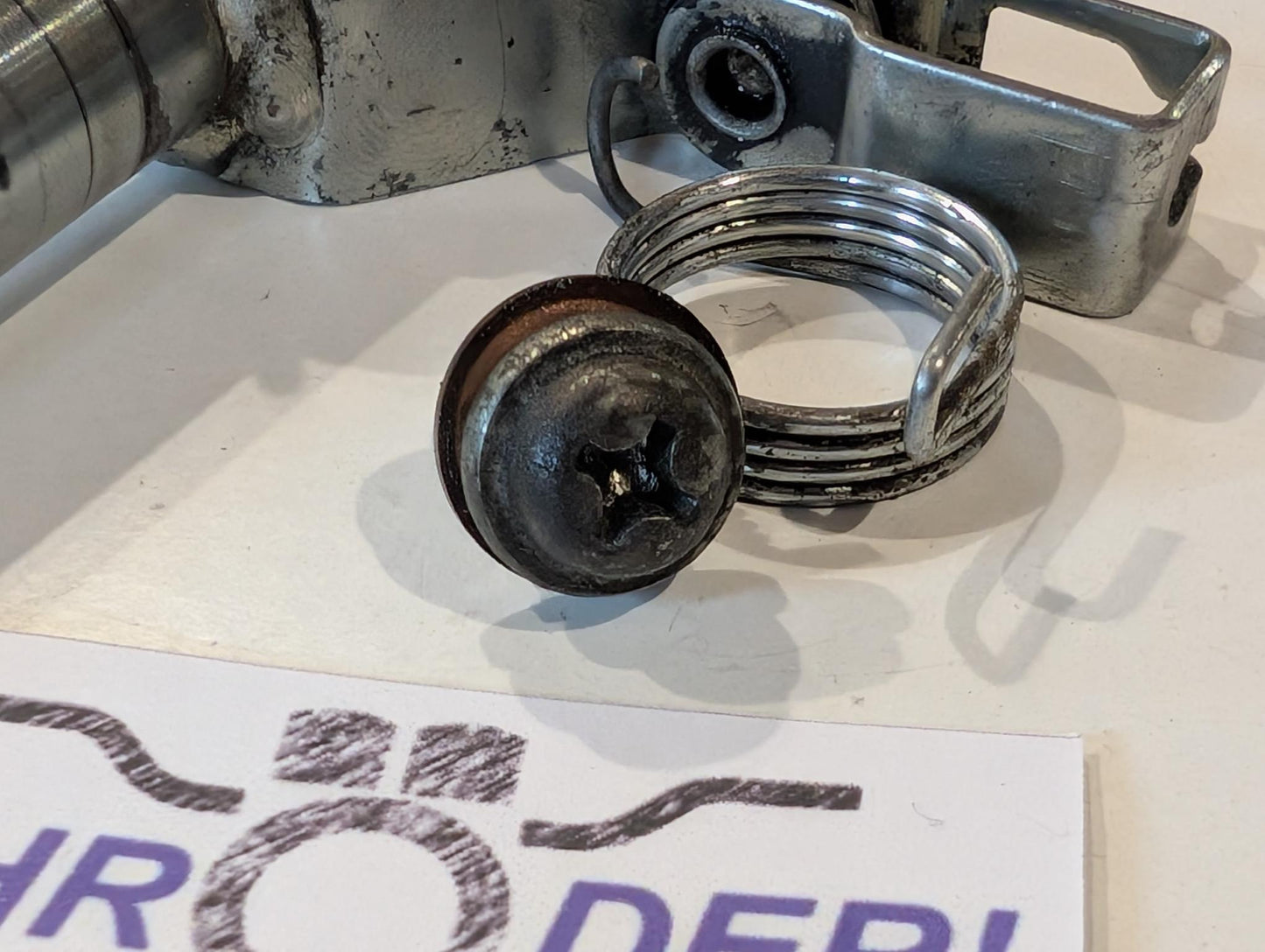 Yamaha XT600Z 1VJ 3AJ 3TB Ausrückhebel Ausrücker Schubhebeleinheit 1VJ-16380-01 mit Arretierschraube 90149-08067, gebraucht
