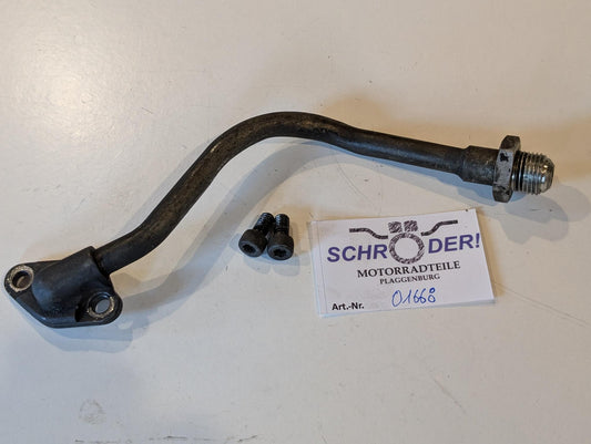 Yamaha XT600Z 1VJ Ölkühler Leitung Ölrohr unten 1VJ-13416-00, gebraucht