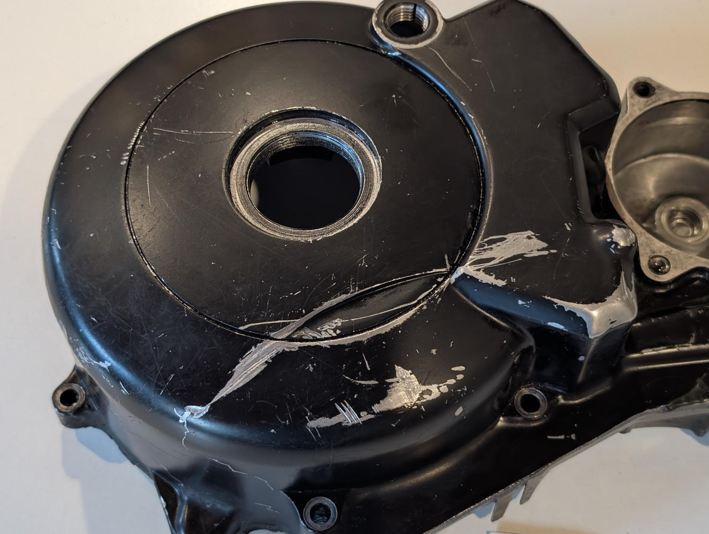 Yamaha XT600Z 1VJ 3AJ 3TB Kurbelgehäusedeckel 1VJ-15411-00 Lichtmaschine Lichtmaschinendeckel , gebraucht