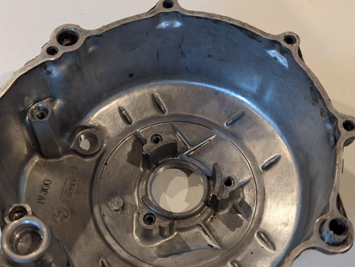 Yamaha XT600Z 1VJ 3AJ 3TB Kurbelgehäusedeckel 1VJ-15411-00 Lichtmaschine Lichtmaschinendeckel , gebraucht