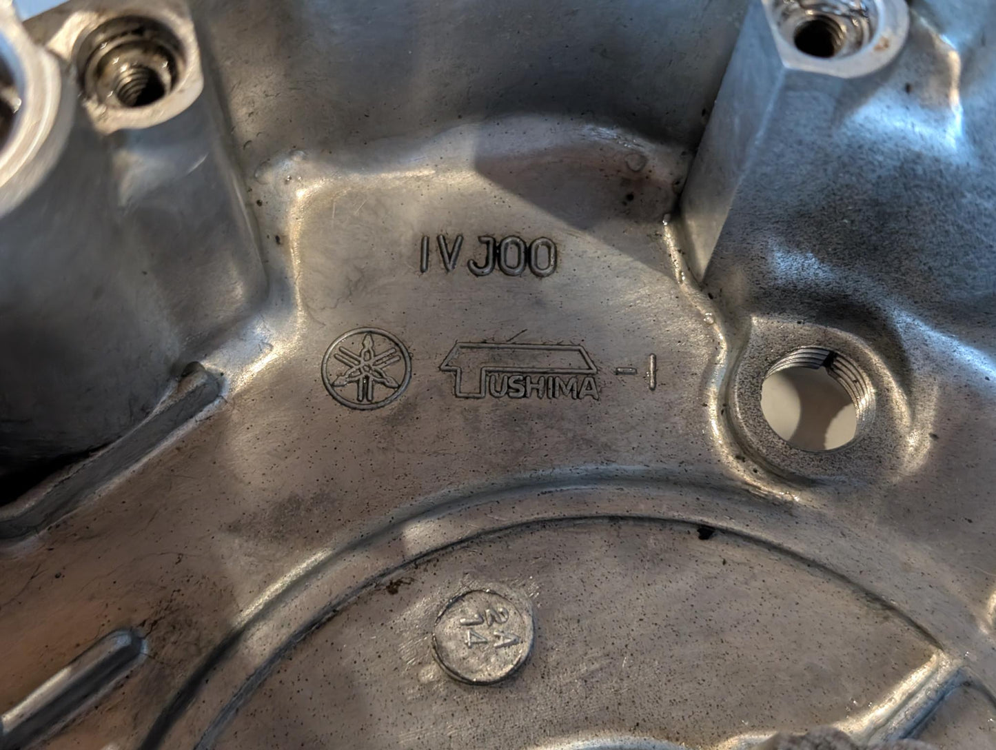 Yamaha XT600Z 1VJ 3AJ 3TB Kurbelgehäusedeckel 1VJ-15411-00 Lichtmaschine Lichtmaschinendeckel , gebraucht