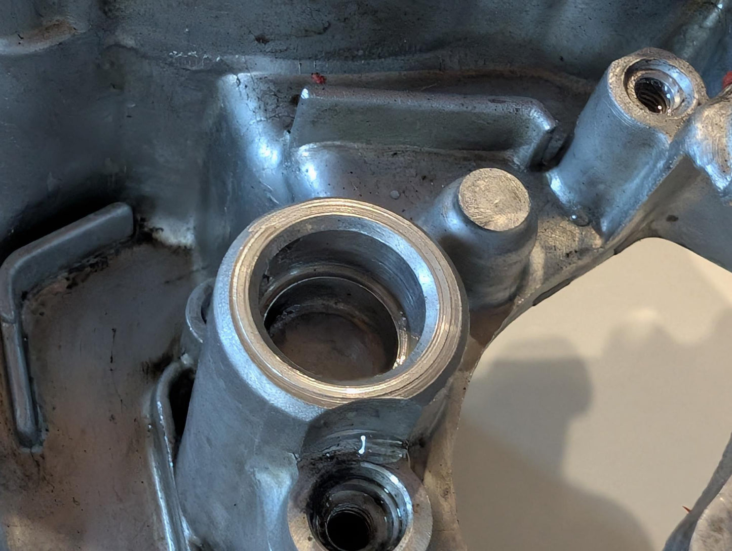 Yamaha XT600Z 1VJ 3AJ 3TB Kurbelgehäusedeckel 1VJ-15411-00 Lichtmaschine Lichtmaschinendeckel , gebraucht