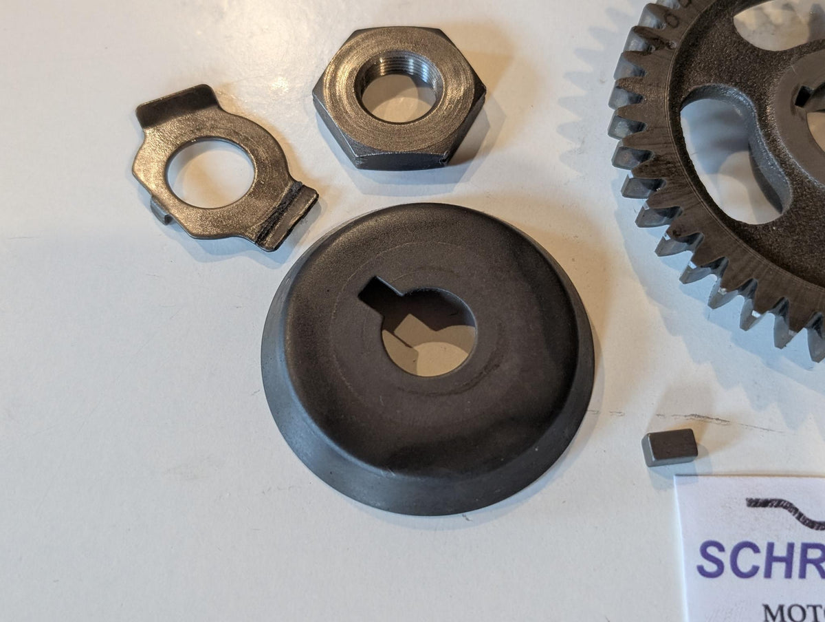 Yamaha XT600Z 1VJ 3AJ 3TB Zahnrad Ausgleichswelle 5Y1-11531-00 Scheibe 34K-11145-00 Mutter 90170-16343 Passfeder 90282-05013, gebraucht