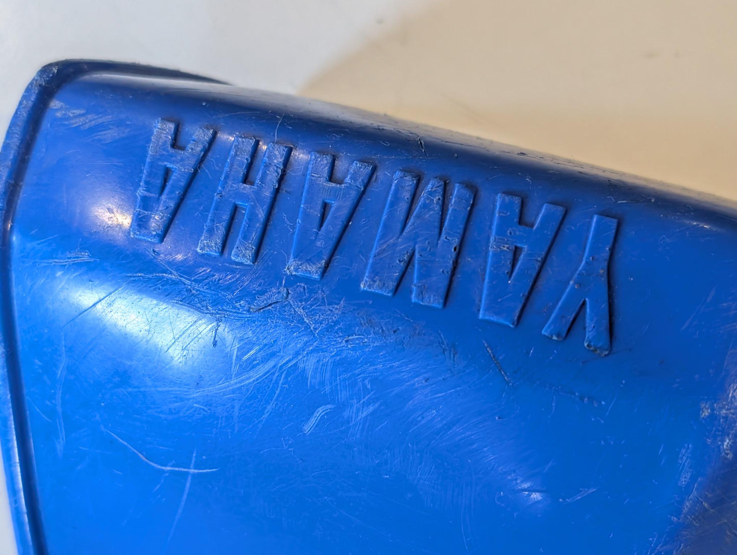 Yamaha XT600Z 1VJ 3AJ Handprotektor links 1VJ-26141-00 Handschutz blau, gebraucht