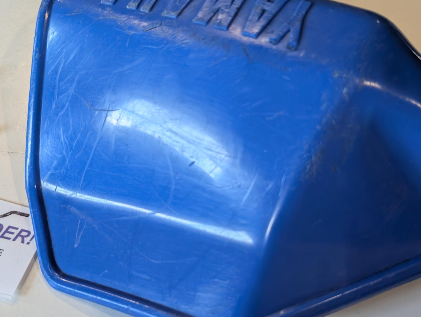 Yamaha XT600Z 1VJ 3AJ Handprotektor links 1VJ-26141-00 Handschutz blau, gebraucht