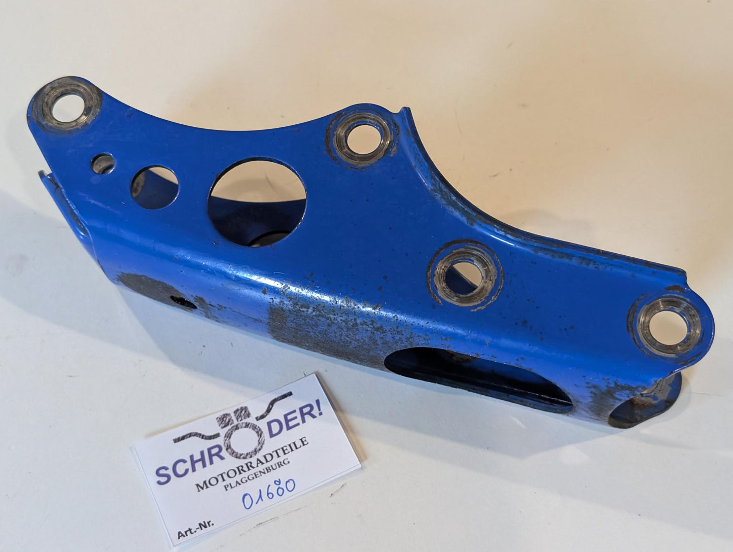 Yamaha XT600Z 1VJ 3AJ Motorhalter Stütze 1VJ-21316-00 Motorhalterung blau, gebraucht
