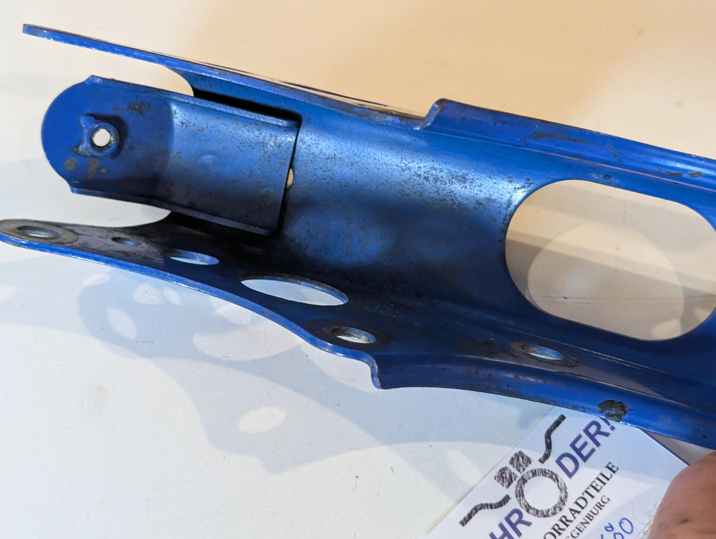 Yamaha XT600Z 1VJ 3AJ Motorhalter Stütze 1VJ-21316-00 Motorhalterung blau, gebraucht