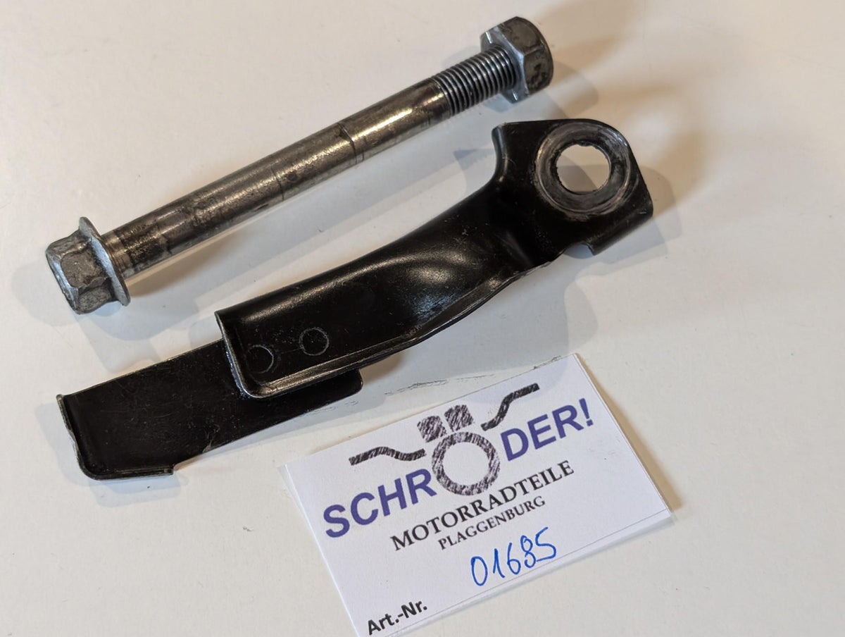 Yamaha XT600Z 1VJ 3AJ 3TB Schlauchschutz Schutzplatte 34L-2176E-01 Schlauchhalter Ölschlauch Motorhalter Schraube 95811-10100, gebraucht