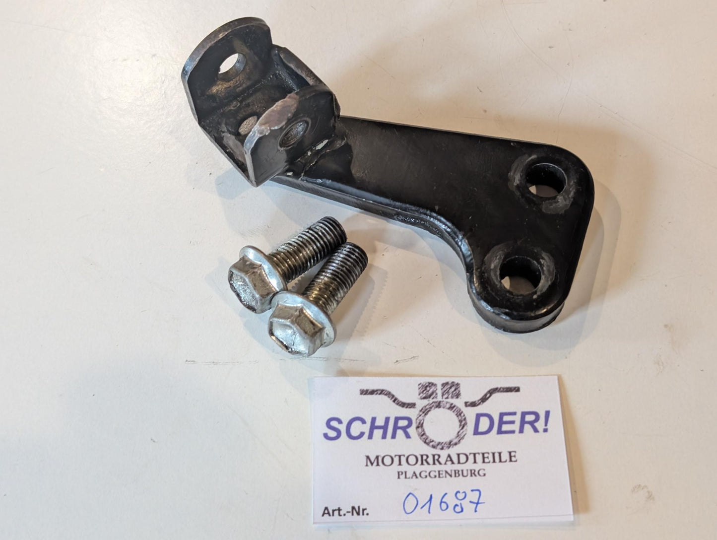 Yamaha XT600Z 1VJ 3AJ Fussrastenhalter Konsole vorne links 34L-27412-00, gebraucht