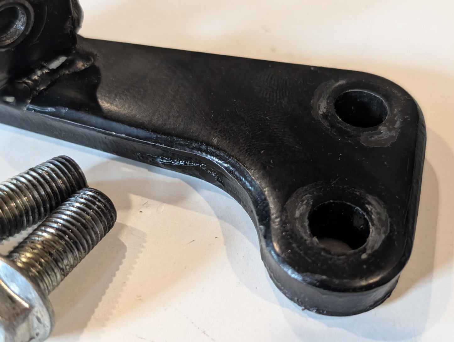 Yamaha XT600Z 1VJ 3AJ Fussrastenhalter Konsole vorne links 34L-27412-00, gebraucht