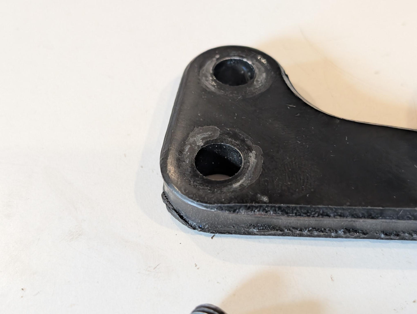 Yamaha XT600Z 1VJ 3AJ Fussrastenhalter Konsole vorne links 34L-27412-00, gebraucht