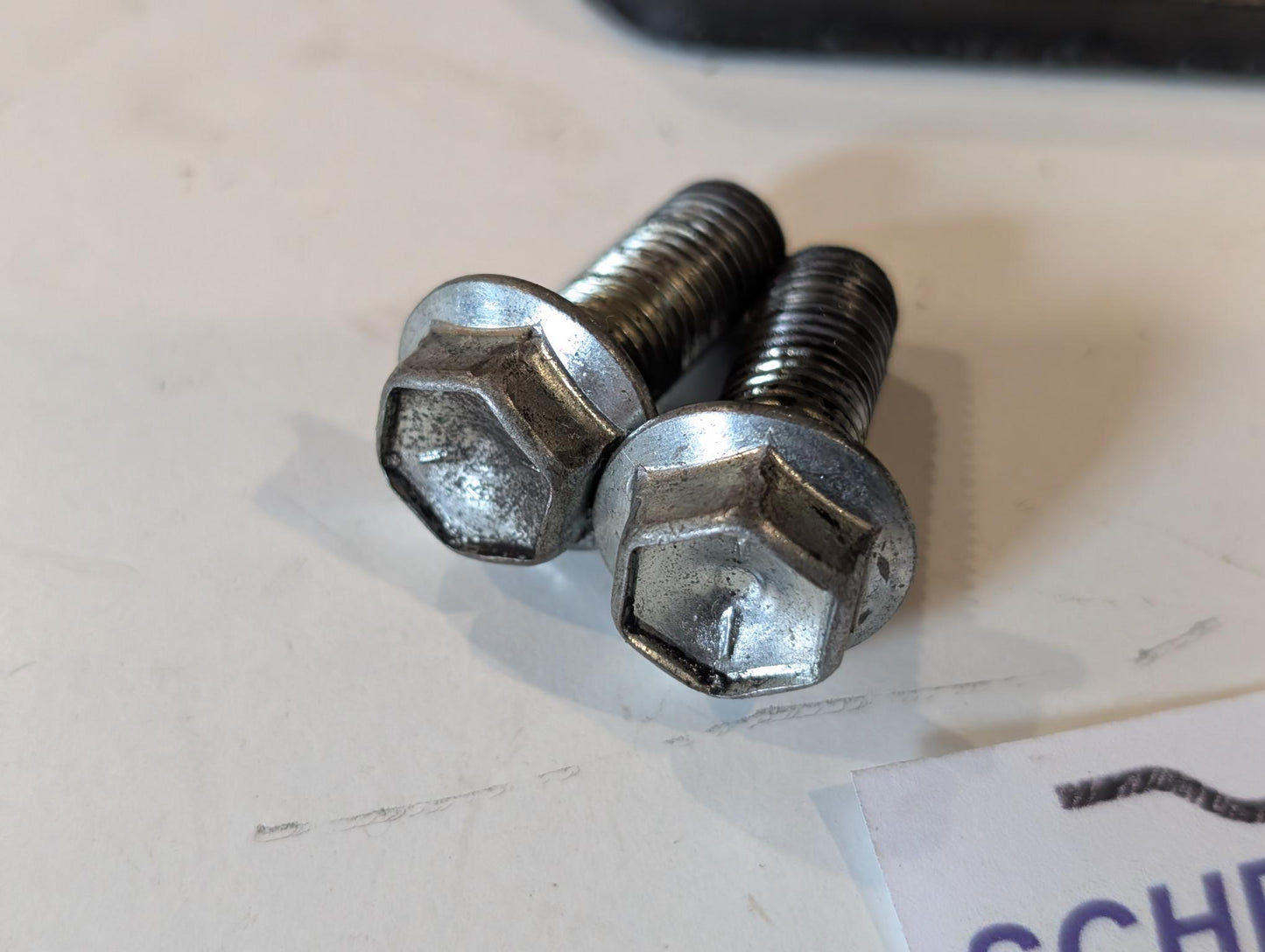 Yamaha XT600Z 1VJ 3AJ Fussrastenhalter Konsole vorne links 34L-27412-00, gebraucht