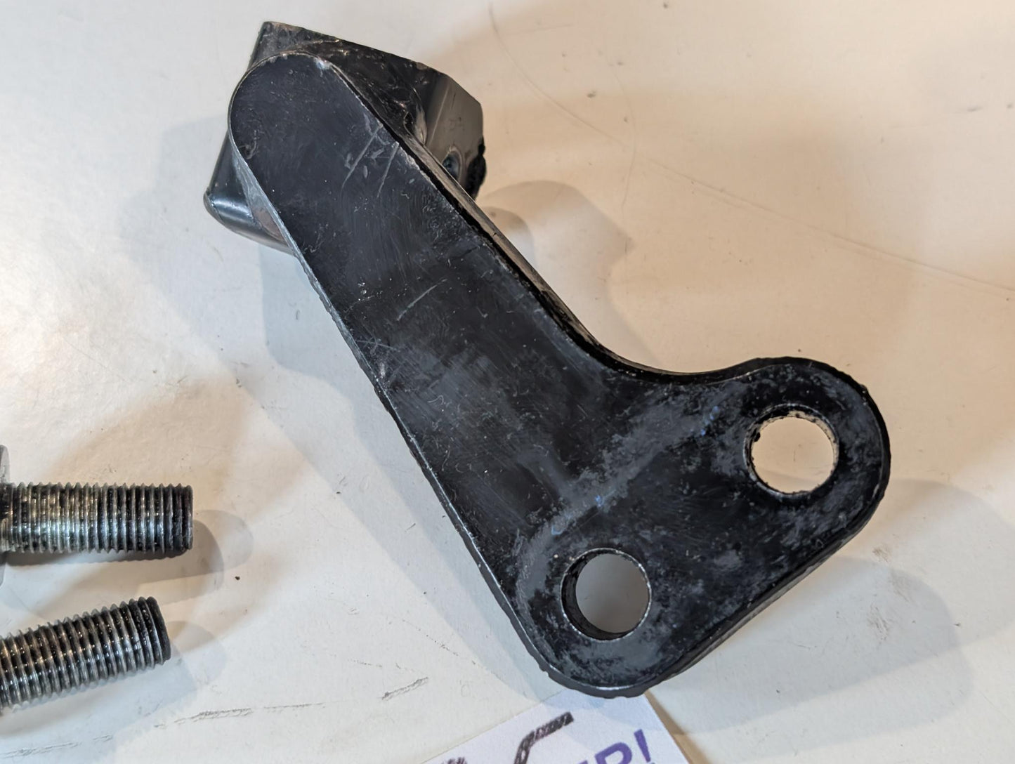 Yamaha XT600Z 1VJ 3AJ Fussrastenhalter Konsole vorne links 34L-27412-00, gebraucht