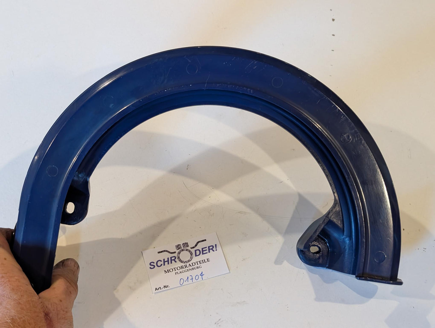 Yamaha XT600Z 1VJ Original Bremsscheibenschutz 1VJ-25715 blau Protektor Deckel, gebraucht