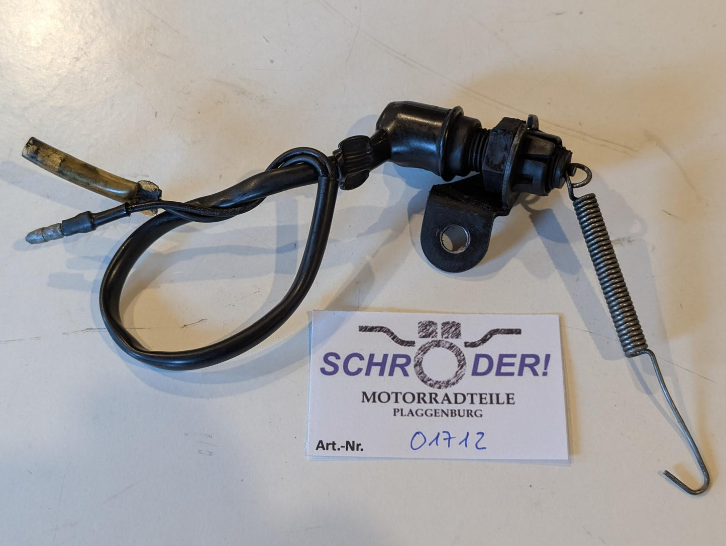 Yamaha XT600Z 1VJ Bremslichtschalter wie 34L-82530-00 Stoppschalter Fussbremse Hinterrad Rücklicht, gebraucht