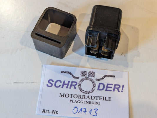 Yamaha XT600Z 1VJ Unterbrecherrelais Anlasserstromkreis Relais mit Gummi und Halterung wahrscheinlich Zubehör, gebraucht