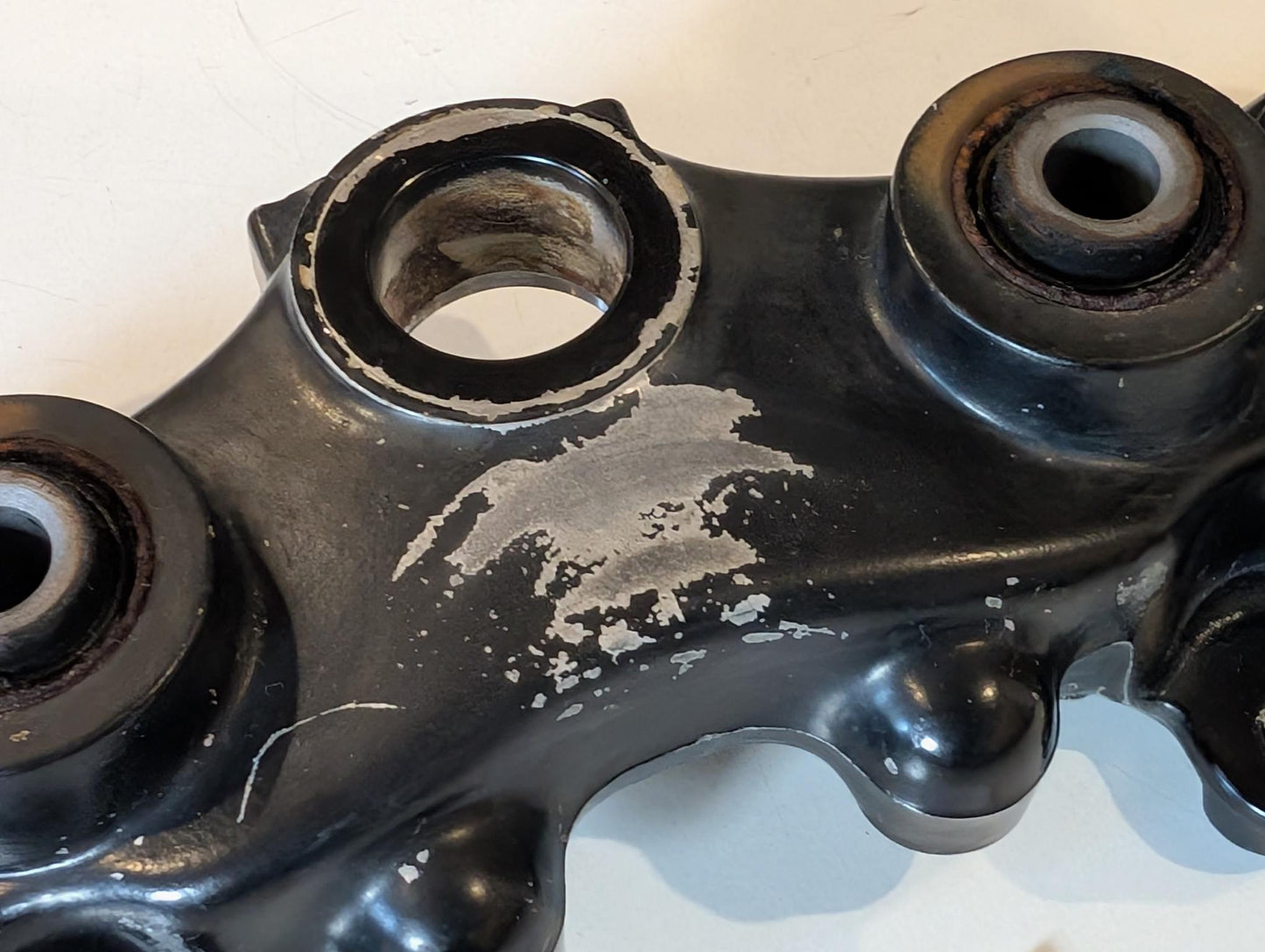 Yamaha XT600Z 1VJ Gabelkrone Lenkerkrone 34L-23435-00 Gabelbrücke Oberteil mit Schraube, gebraucht