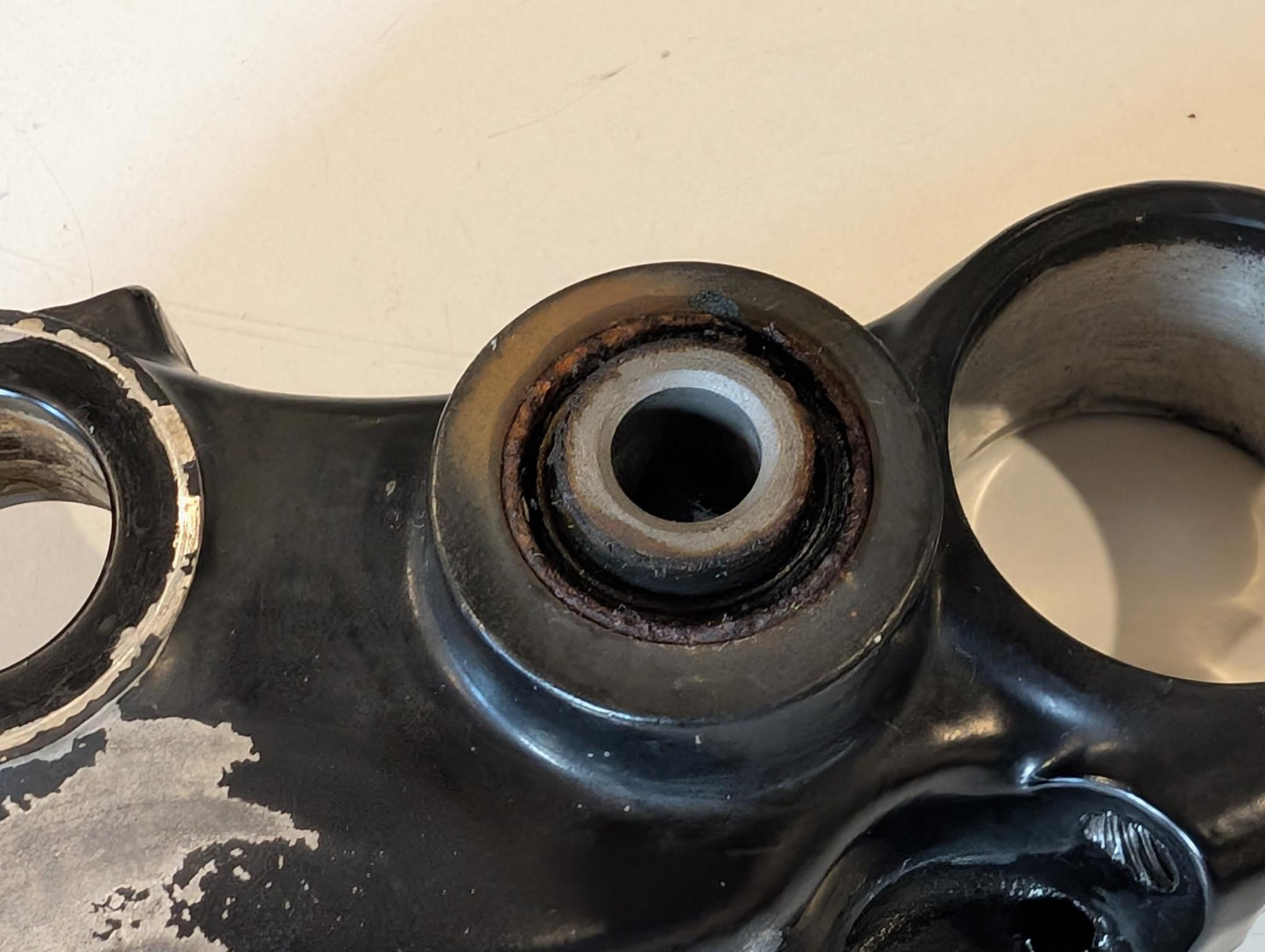 Yamaha XT600Z 1VJ Gabelkrone Lenkerkrone 34L-23435-00 Gabelbrücke Oberteil mit Schraube, gebraucht