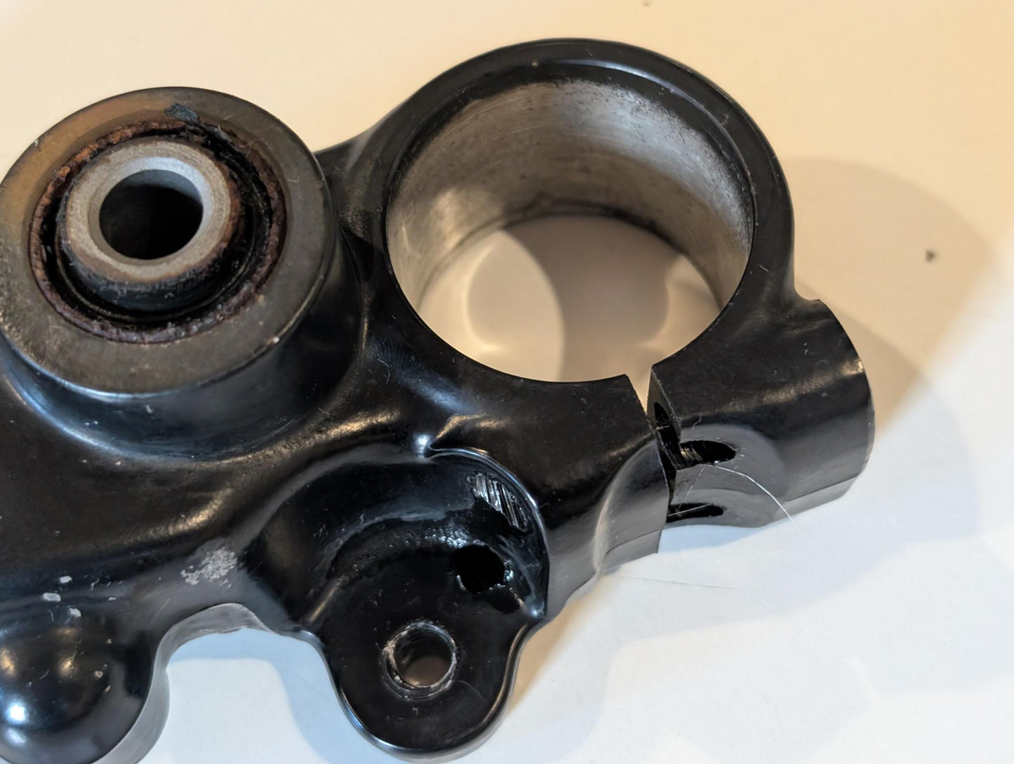 Yamaha XT600Z 1VJ Gabelkrone Lenkerkrone 34L-23435-00 Gabelbrücke Oberteil mit Schraube, gebraucht
