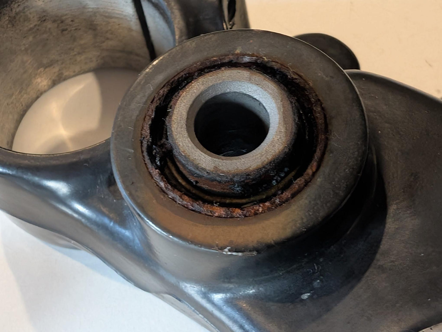 Yamaha XT600Z 1VJ Gabelkrone Lenkerkrone 34L-23435-00 Gabelbrücke Oberteil mit Schraube, gebraucht