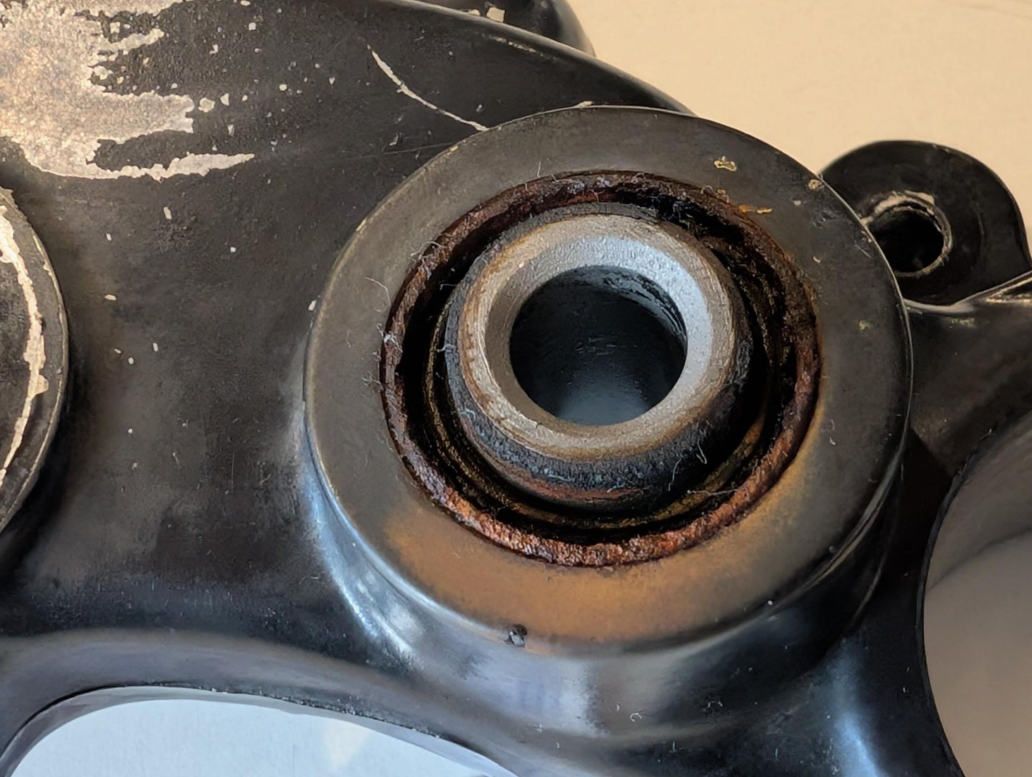 Yamaha XT600Z 1VJ Gabelkrone Lenkerkrone 34L-23435-00 Gabelbrücke Oberteil mit Schraube, gebraucht