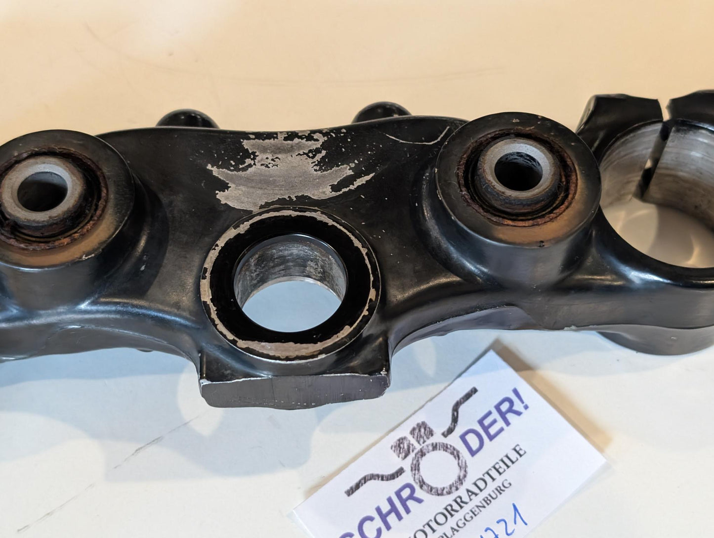 Yamaha XT600Z 1VJ Gabelkrone Lenkerkrone 34L-23435-00 Gabelbrücke Oberteil mit Schraube, gebraucht