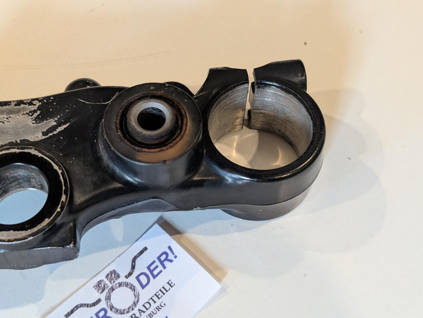 Yamaha XT600Z 1VJ Gabelkrone Lenkerkrone 34L-23435-00 Gabelbrücke Oberteil mit Schraube, gebraucht