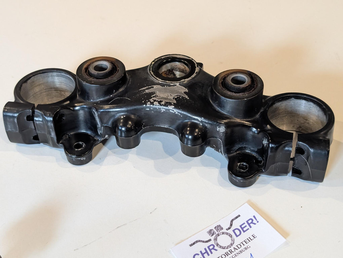 Yamaha XT600Z 1VJ Gabelkrone Lenkerkrone 34L-23435-00 Gabelbrücke Oberteil mit Schraube, gebraucht